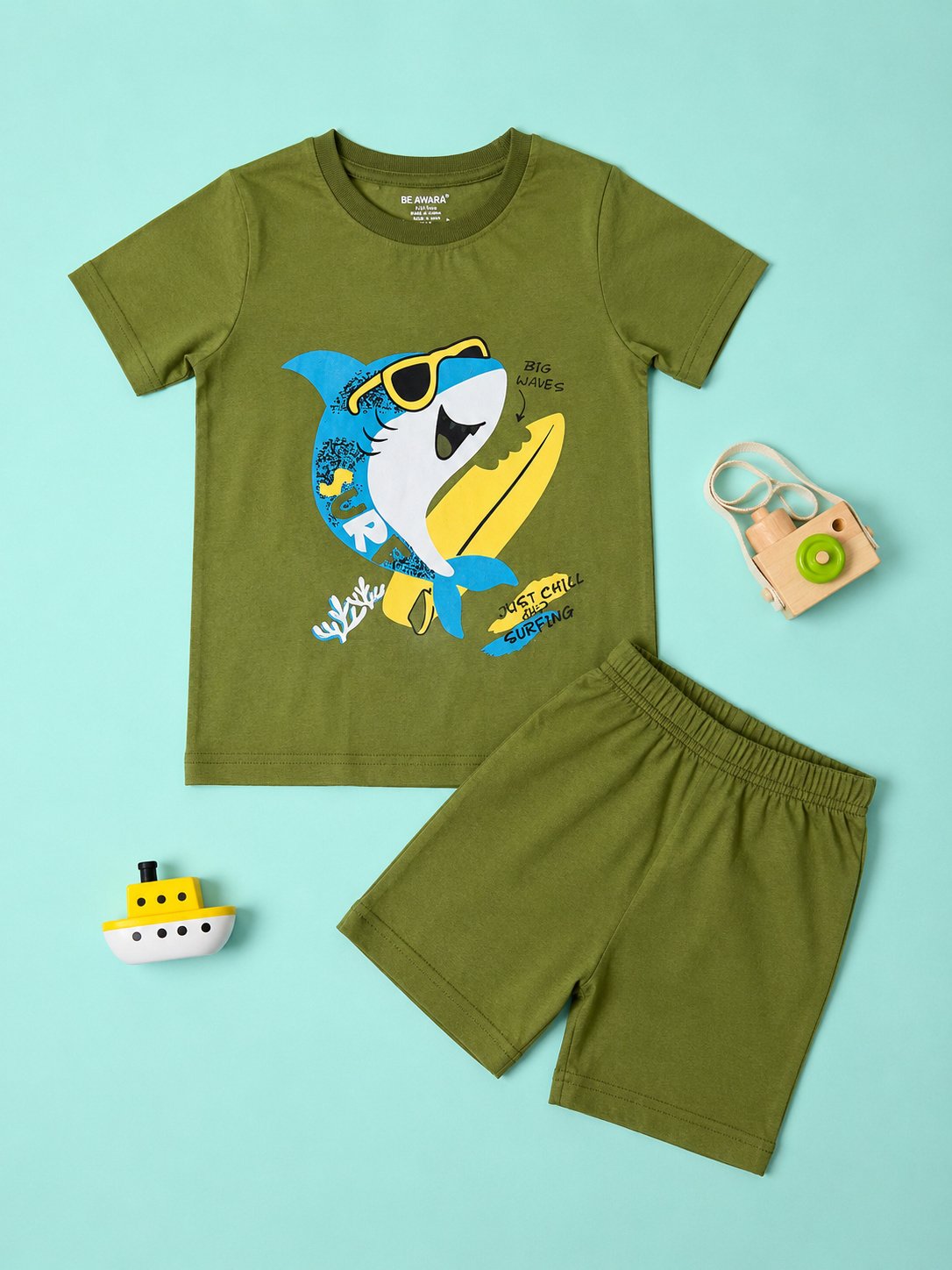 Surf T-Shirt & Shorts Set