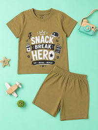Snack Break Hero T-Shirt & Shorts Set