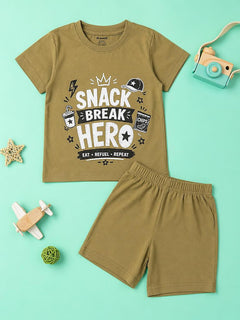 Snack Break Hero T-Shirt & Shorts Set