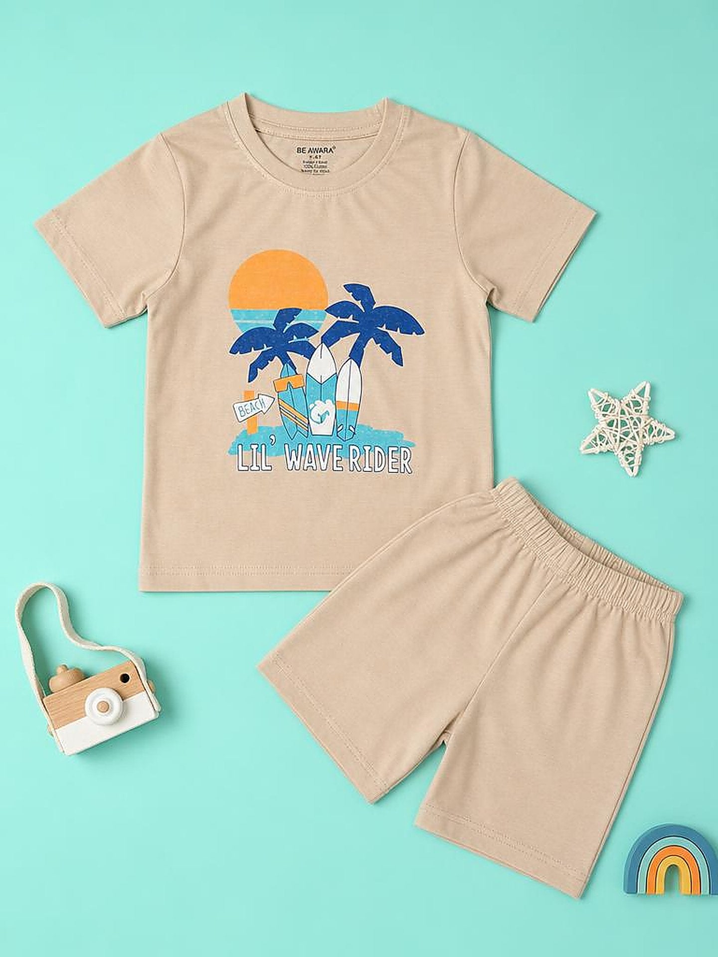 Lil Wave Rider T-Shirt & Shorts Set