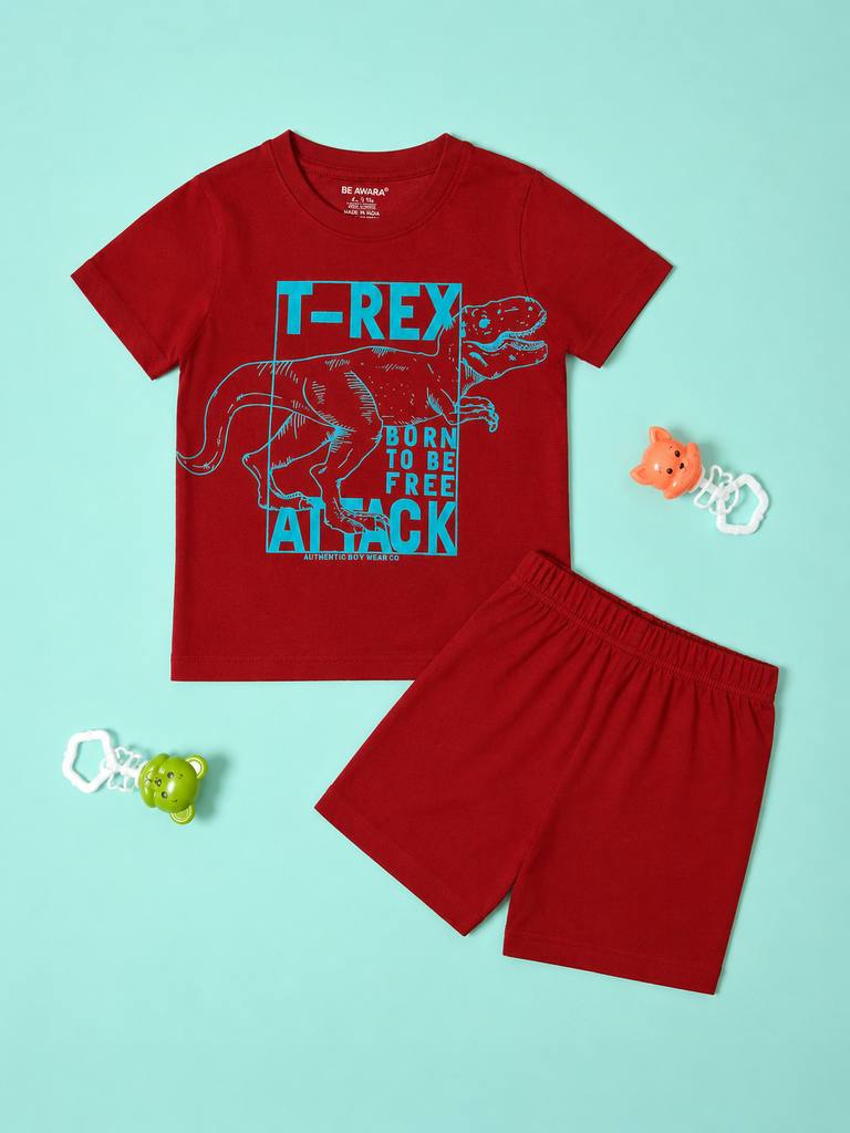 T Rex T-Shirt & Shorts Set