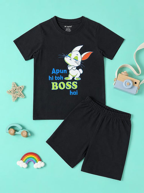 Apun Hi Toh Boss Hai T-Shirt & Shorts Set