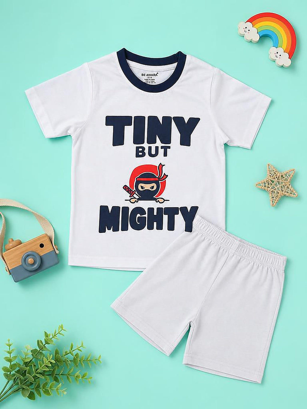 Tiny But Mighty T-Shirt & Shorts Set