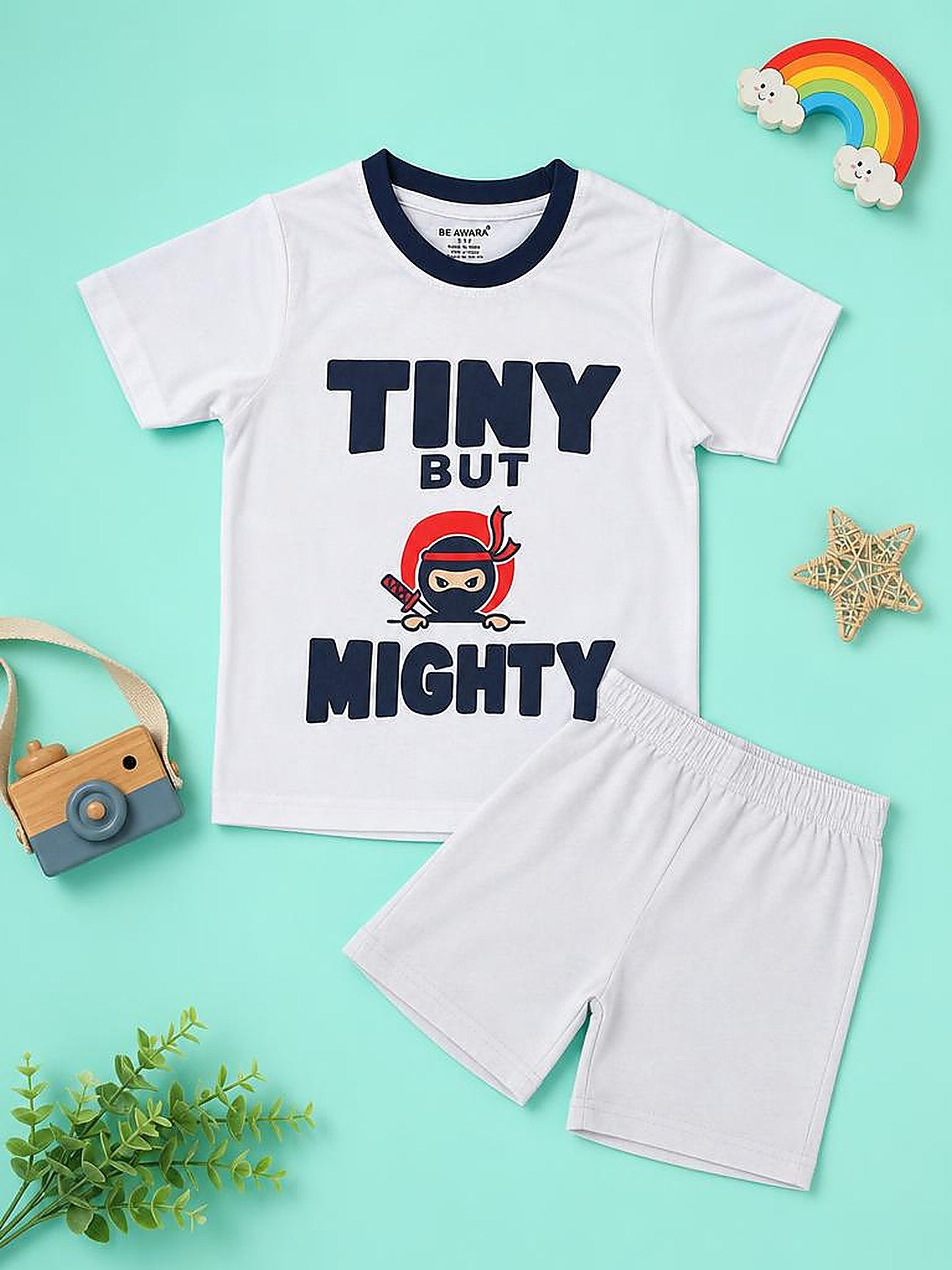 Tiny But Mighty T-Shirt & Shorts Set
