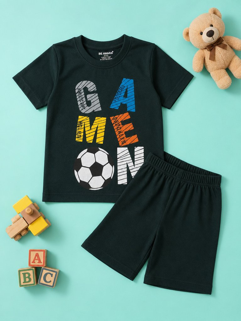 Game On T-Shirt & Shorts Set