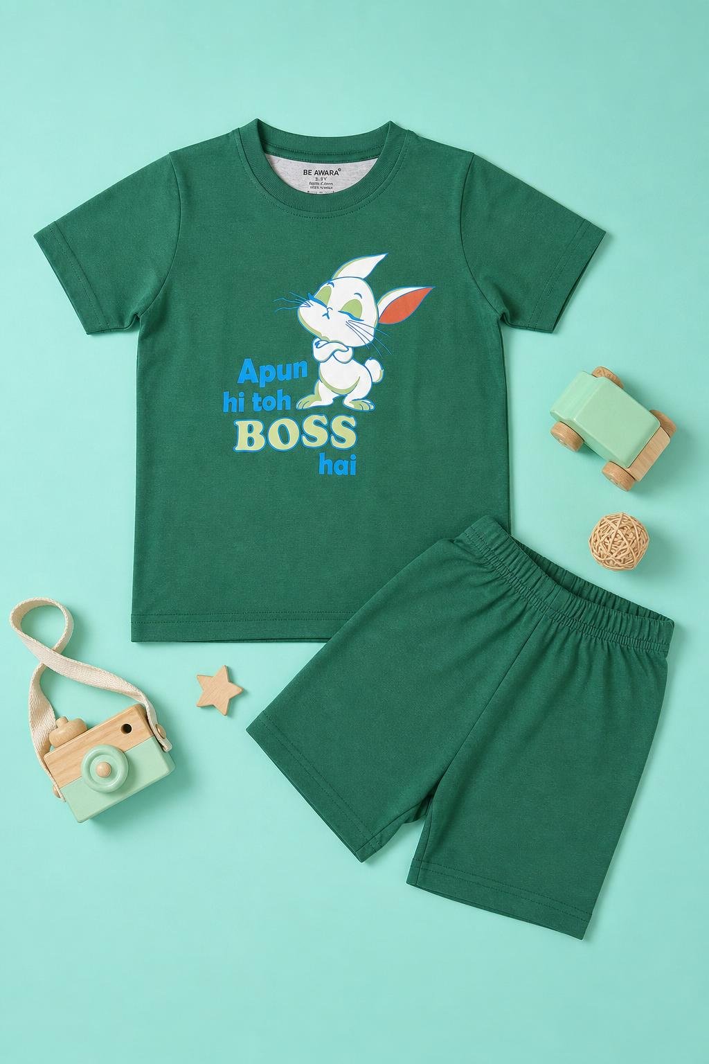 Apun Hi Toh Boss Hai T-Shirt & Shorts Set