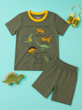 Dinosaur T-Shirt & Shorts Set