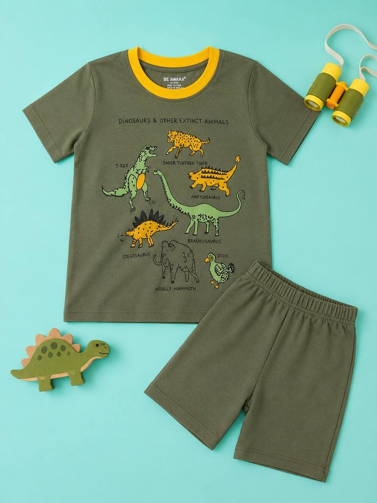 Dinosaur T-Shirt & Shorts Set