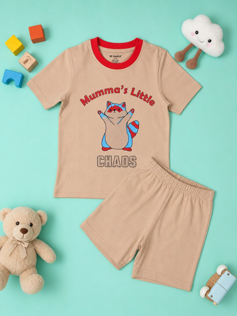 Mumma's Little Chaos T-Shirt & Shorts Set