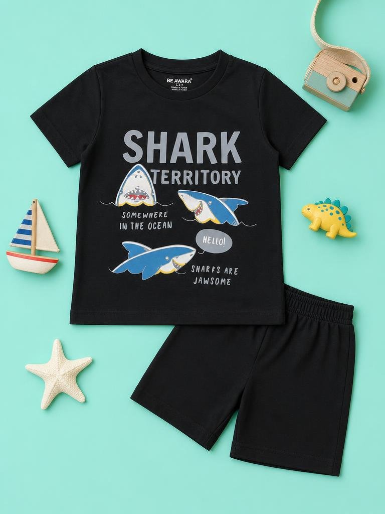Shark Territory T-Shirt & Shorts Set