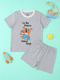 Mum's Tired T-Shirt & Shorts Set