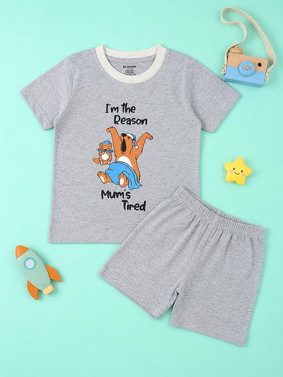 Mum's Tired T-Shirt & Shorts Set