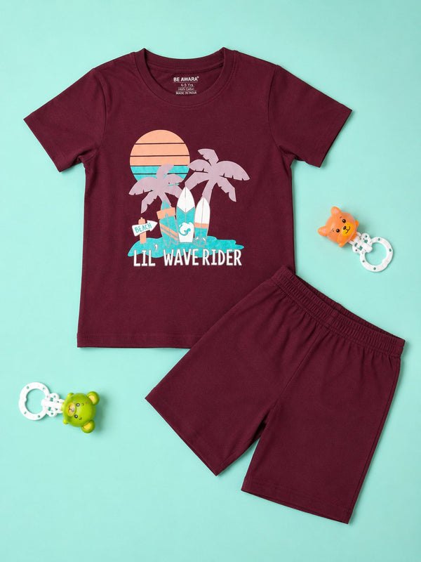 Lil Wave Rider T-Shirt & Shorts Set