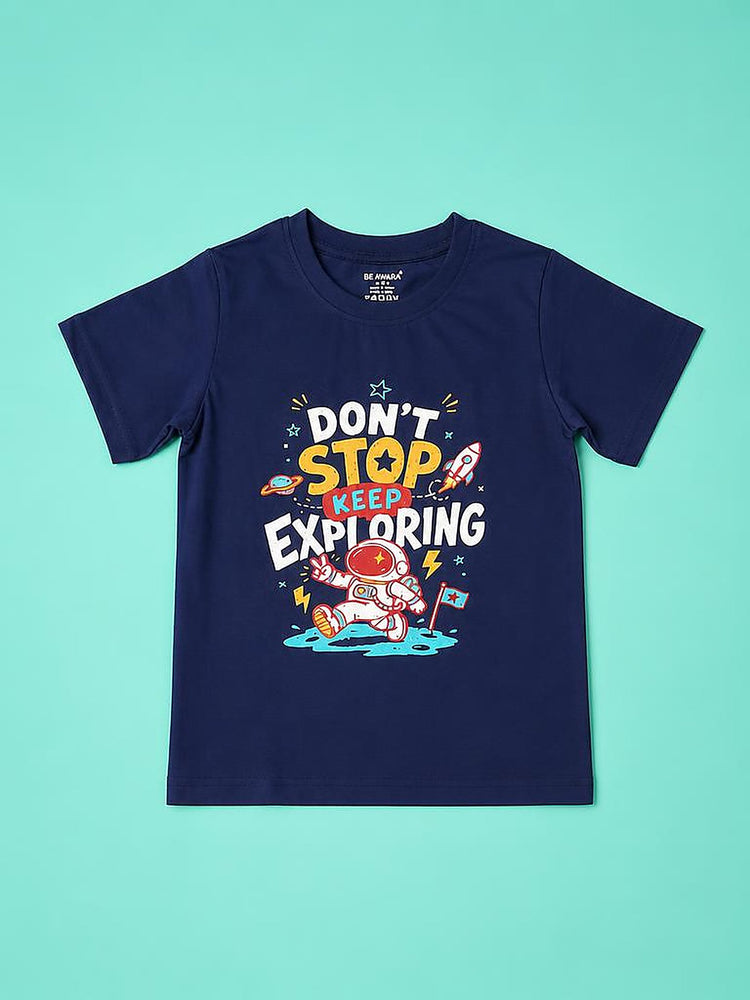 Dont Stop Keep Exploring T-Shirt & Shorts Set