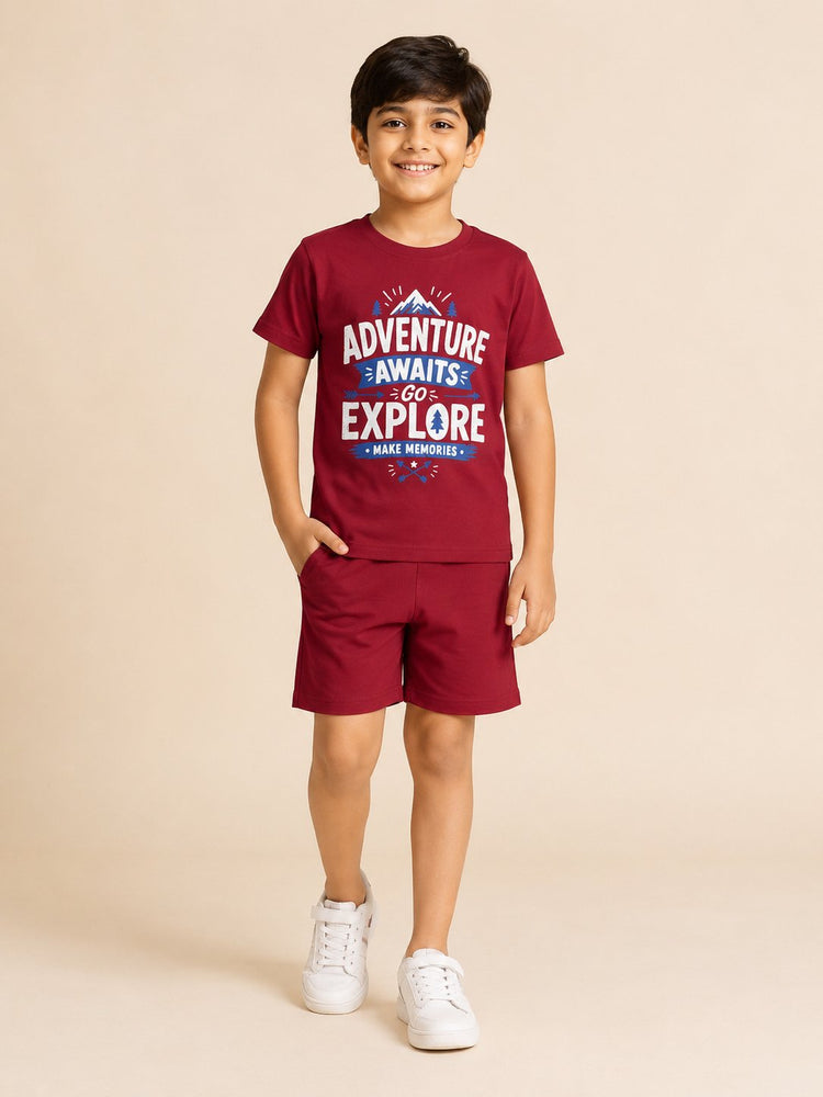 Adventure Awaits T-Shirt & Shorts Set