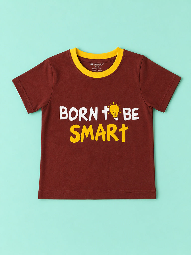 Born To Be Smart T-Shirt & Shorts Set