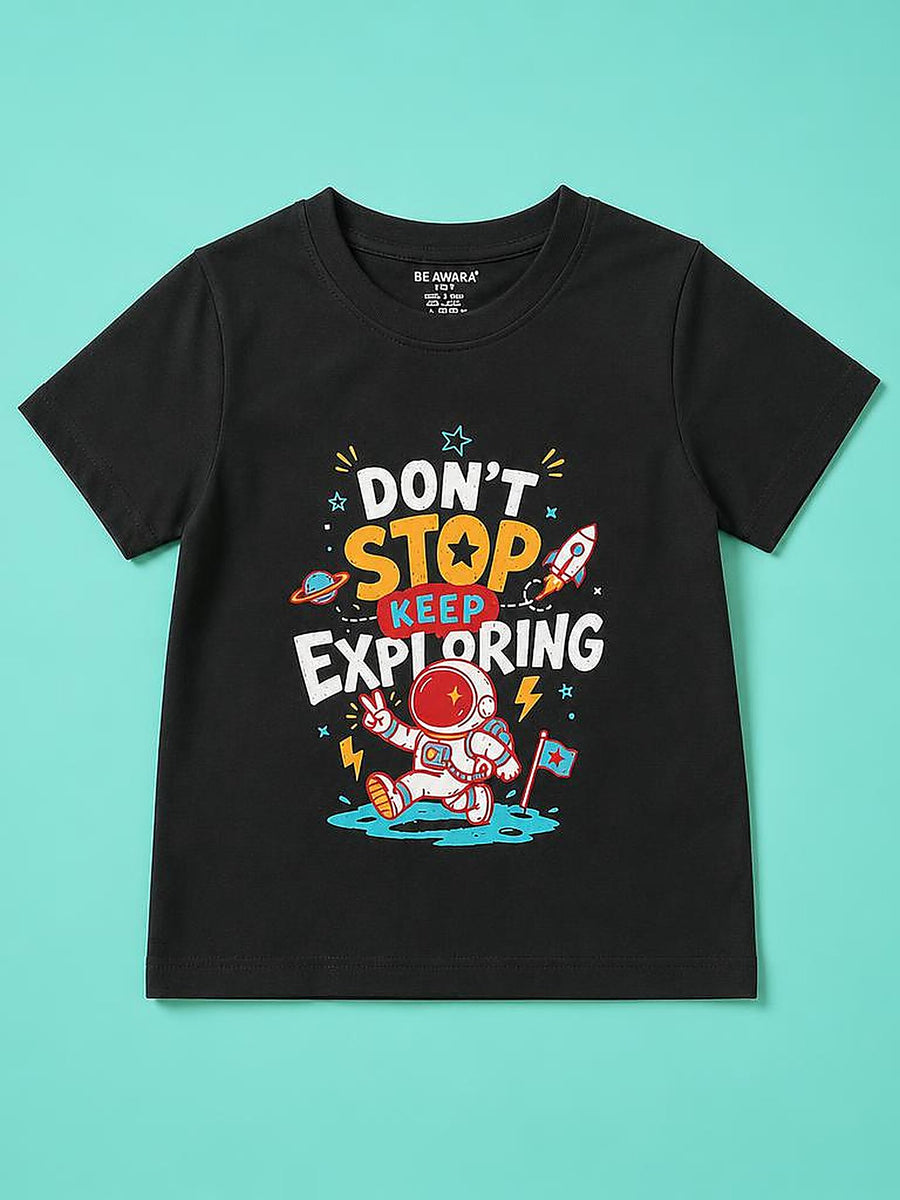 Dont Stop Keep Exploring T-Shirt & Shorts Set