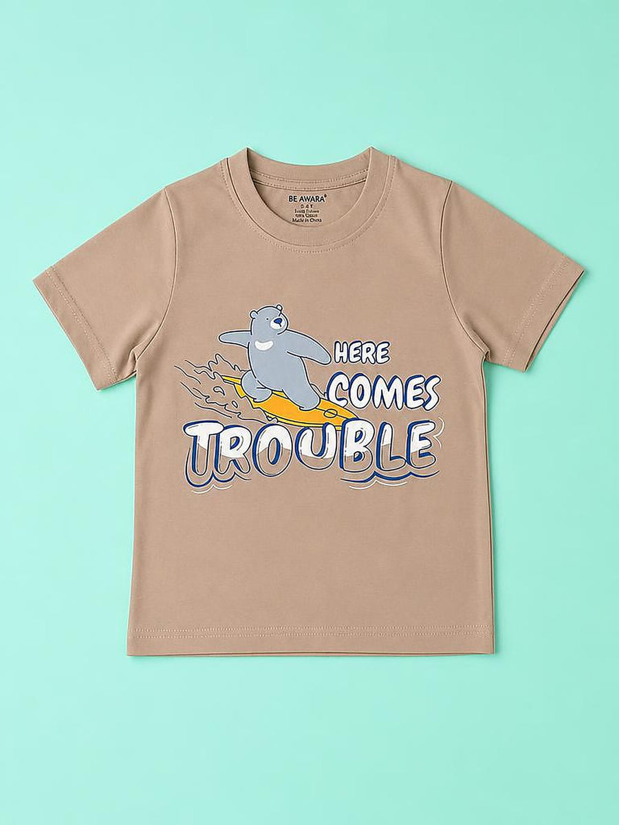 Here Comes Trouble T-Shirt & Shorts Set