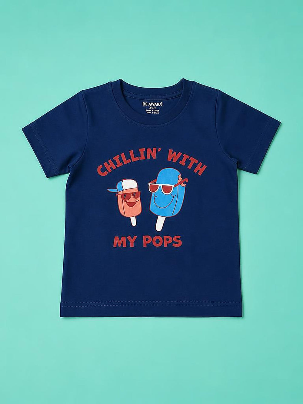 Chilling With My Pops T-Shirt & Shorts Sets