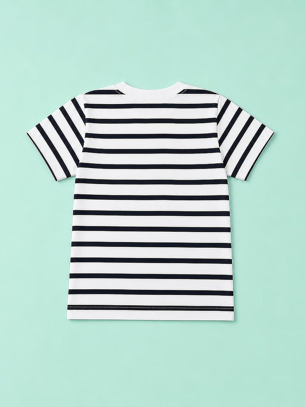 Black Stripe T-Shirt & Shorts Set