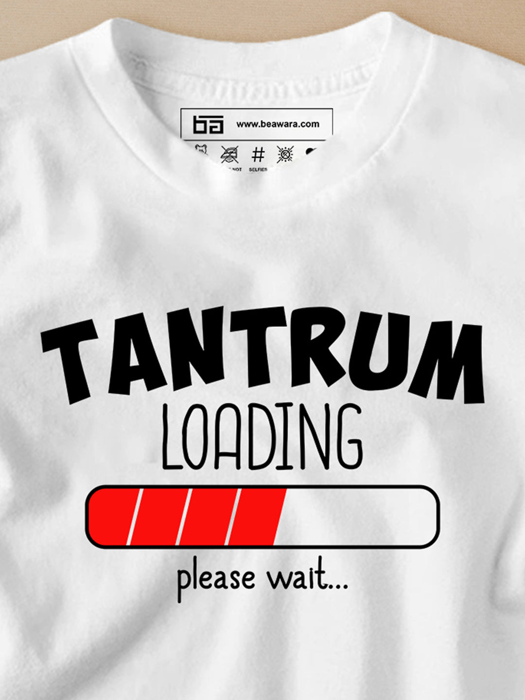 Tantrum Loading Kids T-Shirt - Be Awara