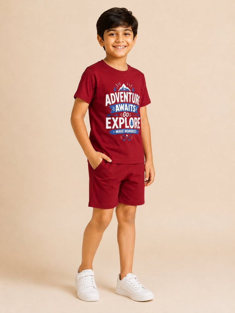Adventure Awaits T-Shirt & Shorts Set