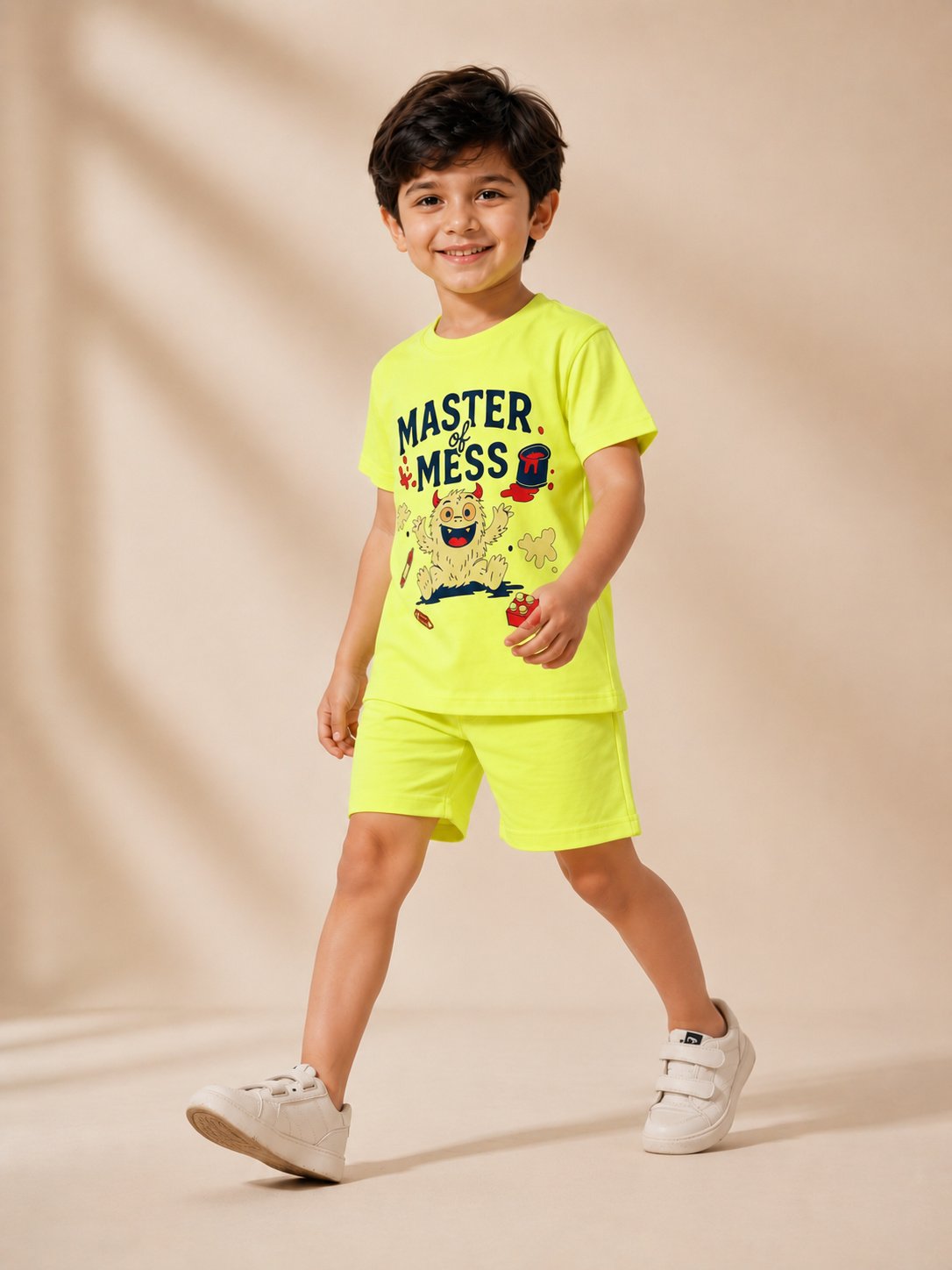 Master of Mess T-Shirt & Shorts Set