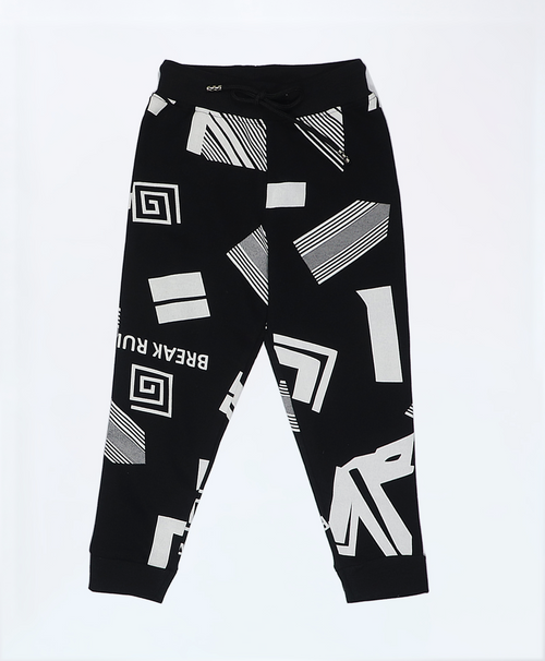 Abstract Pattern Kids Sweatshirt & Joggers Set