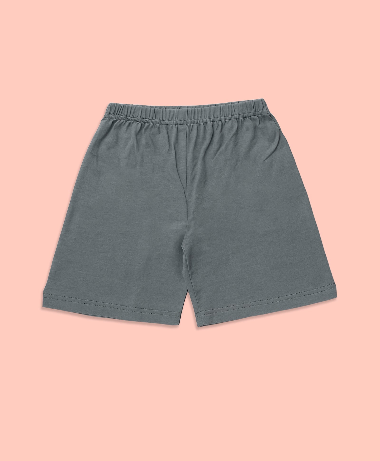 Kids Unisex Ocean Graphic Print Drop Shoulder T-Shirt & Shorts Set