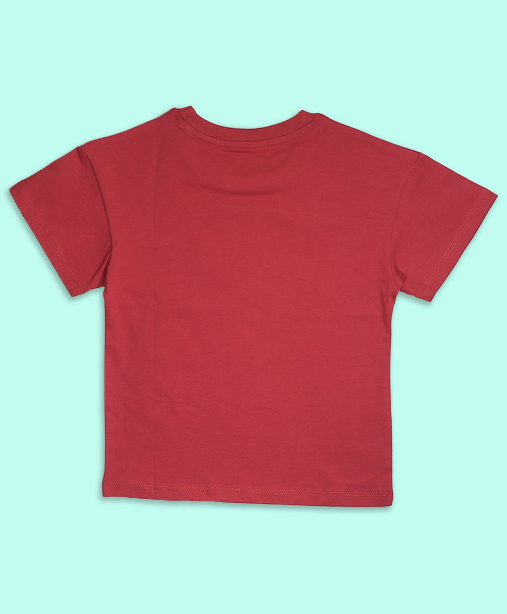 Boys Mera Bat Meri Batting Graphic Print Drop Shoulder T-Shirt & Shorts Set