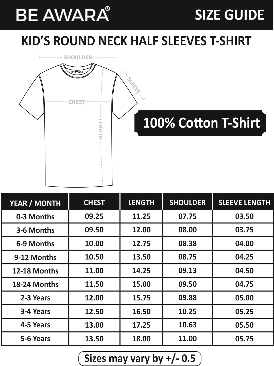 Cant Sit Still Kids T-Shirt - Be Awara