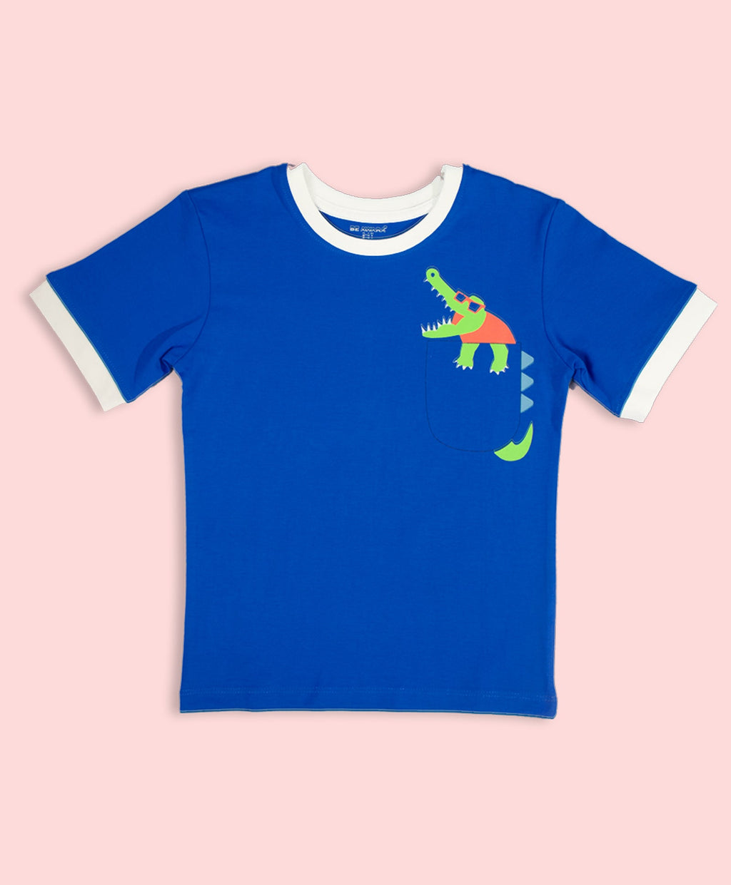 Boys Crocodile Graphic Print Oversized T-Shirt & Short Set