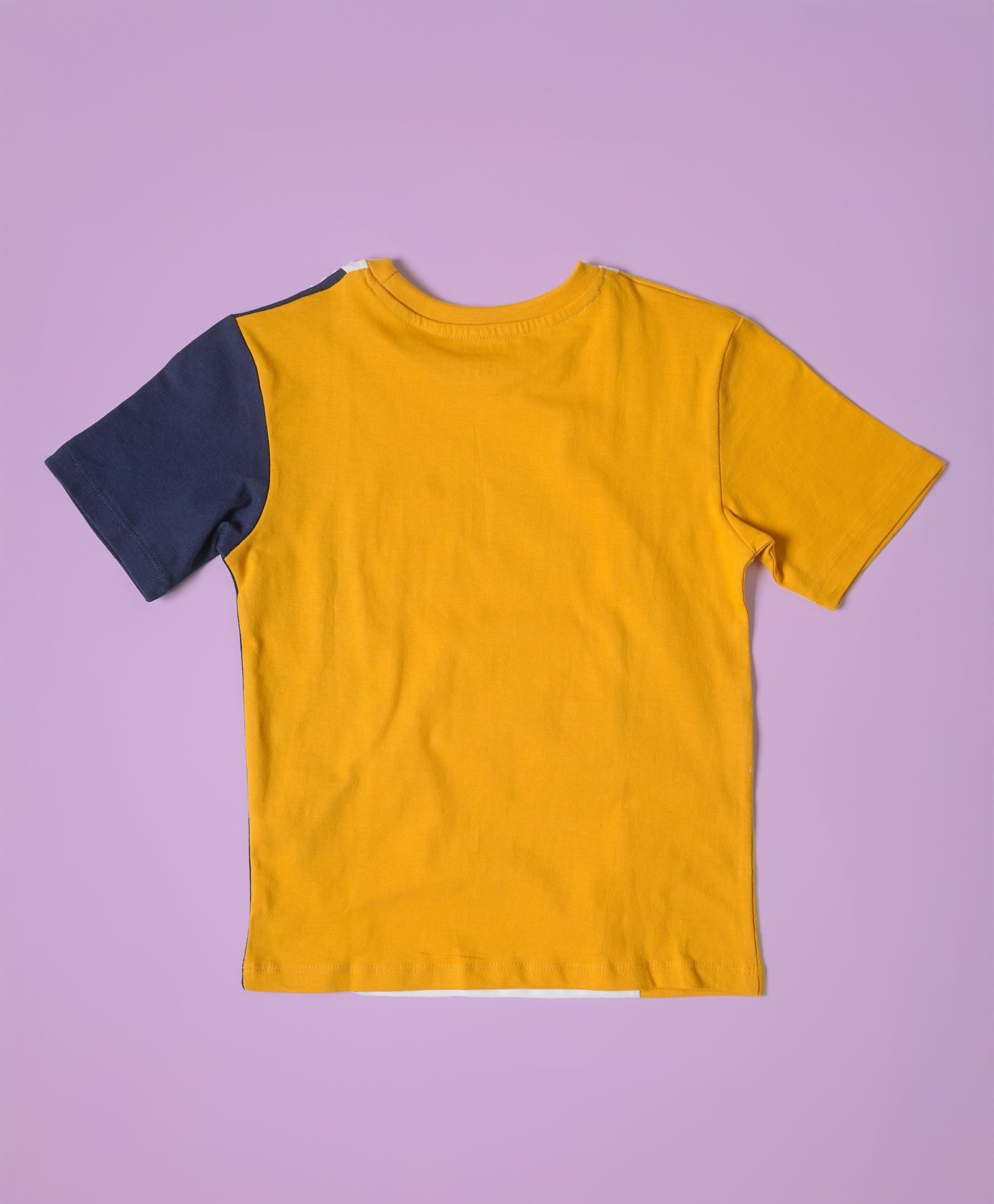 Boys Soccer Graphic Print Colorblock Oversized T-Shirt & Short Set