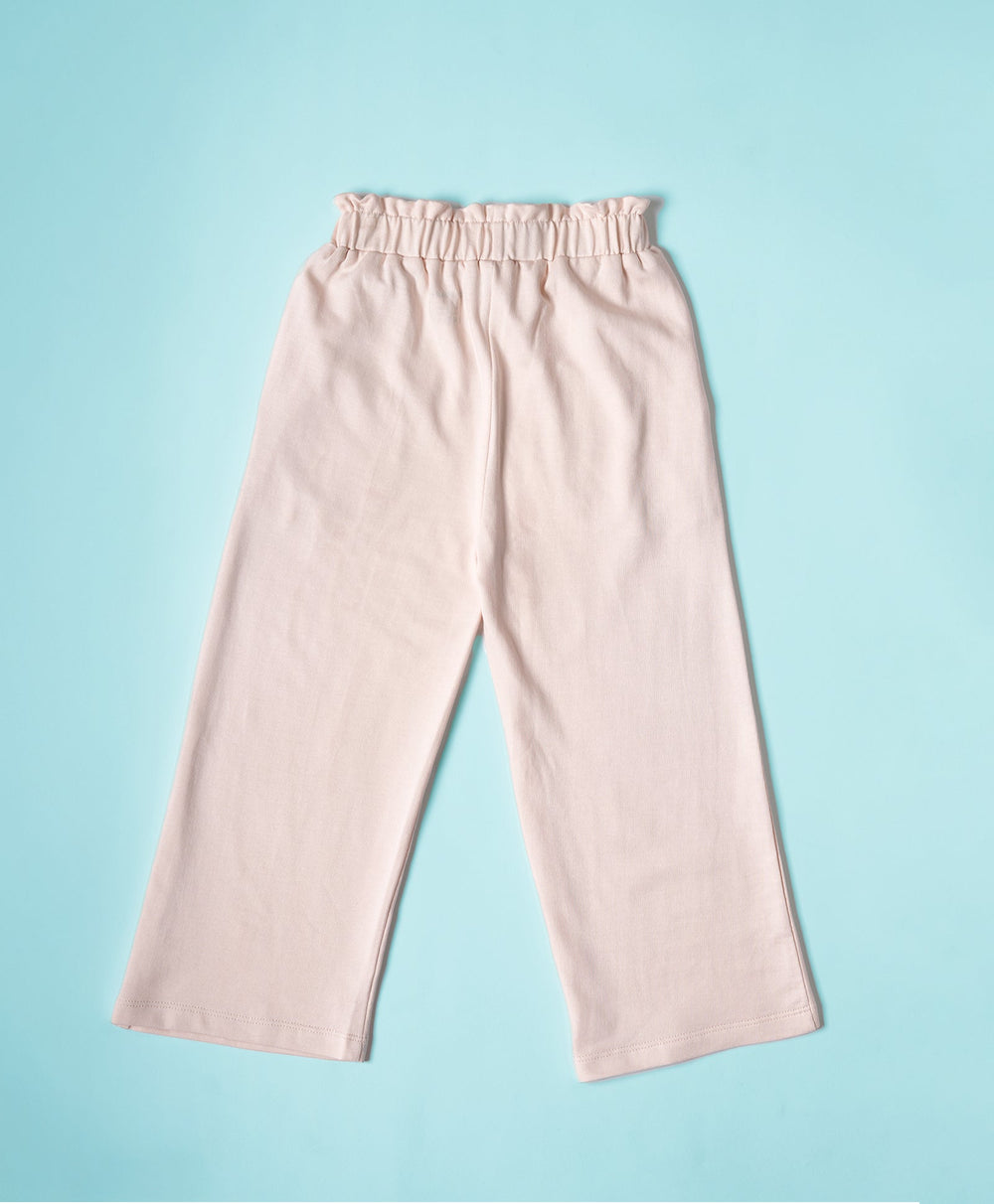 Girls Crystal Pink Culottes Pants