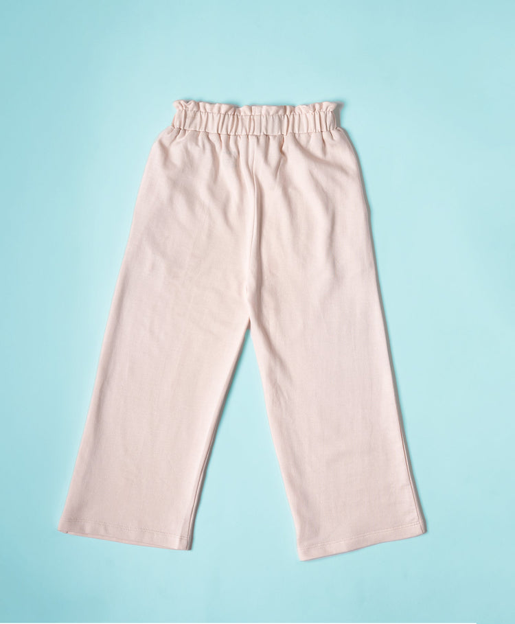 Girls Crystal Pink Culottes Pants