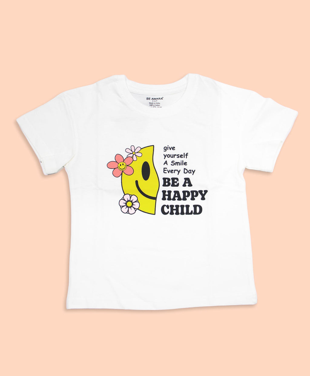 Girls Happy Child Drop Shoulder T-Shirt & Short Set