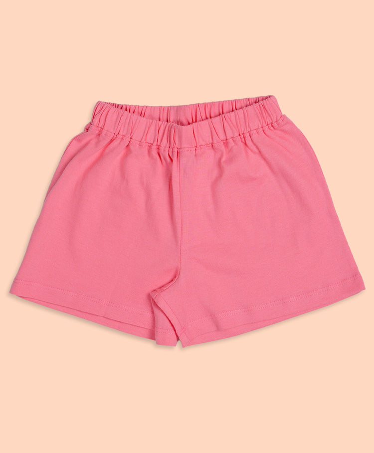 Girls Happy Child Drop Shoulder T-Shirt & Short Set