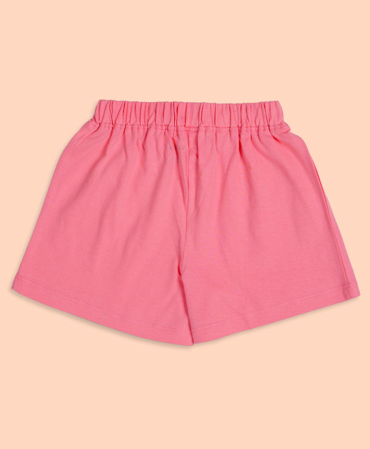 Girls Happy Child Drop Shoulder T-Shirt & Short Set
