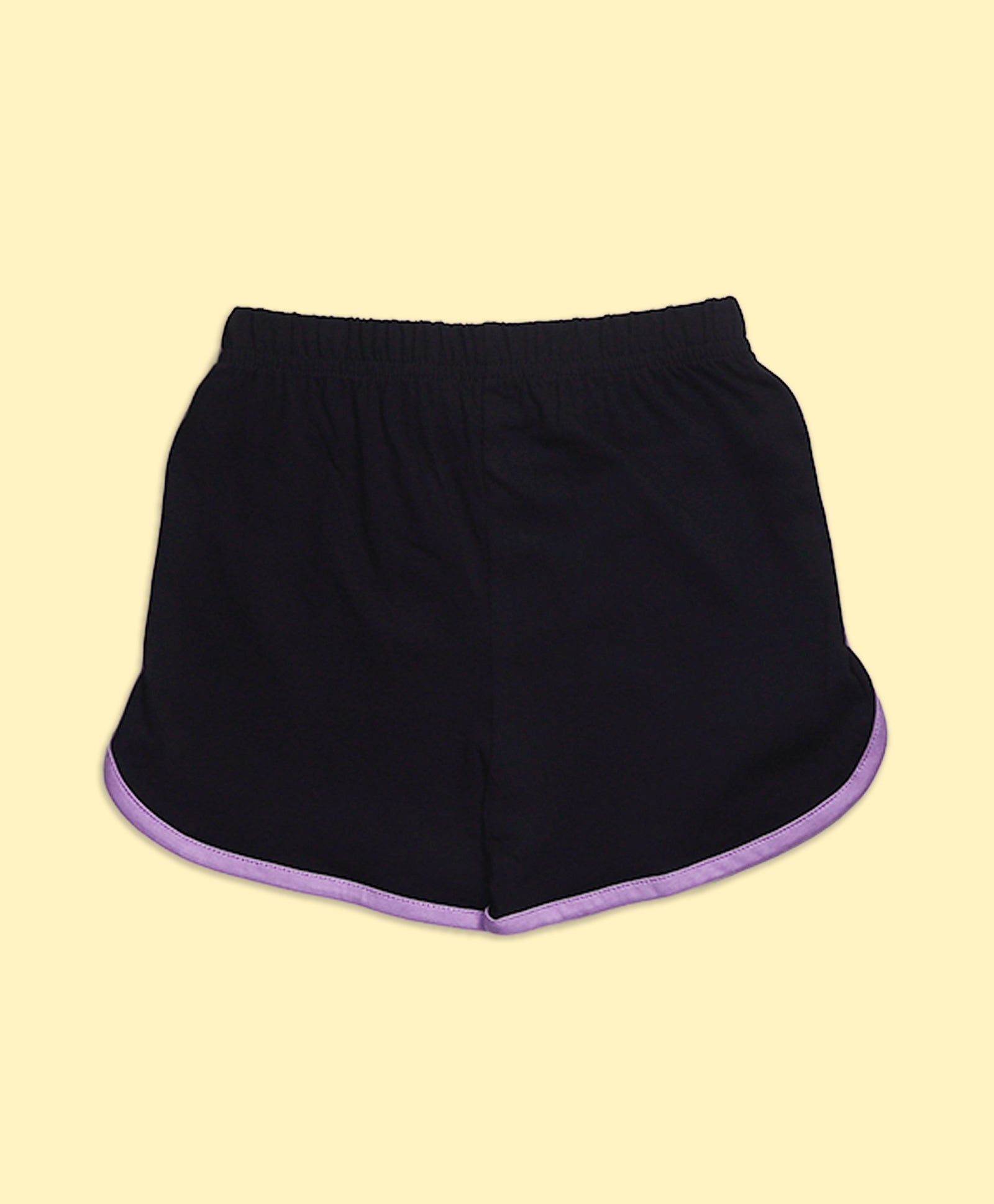 Girls Color Block Butterfly Graphic Print Oversized T-Shirt & Binding Shorts Set