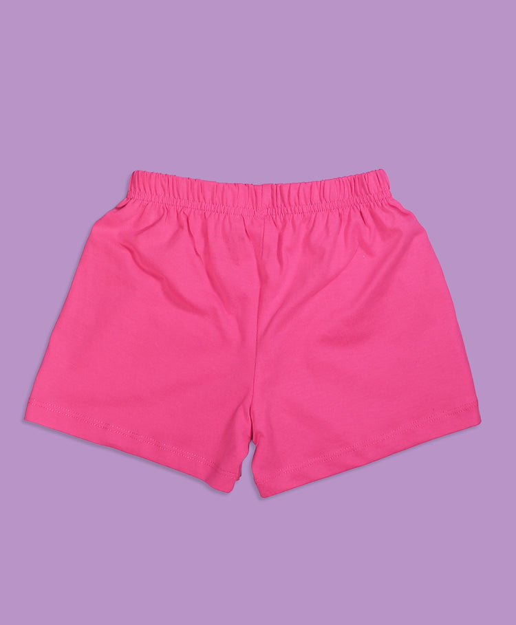 Girls Classy Like My Maasi Print Oversized Crop T-Shirt & Shorts Set