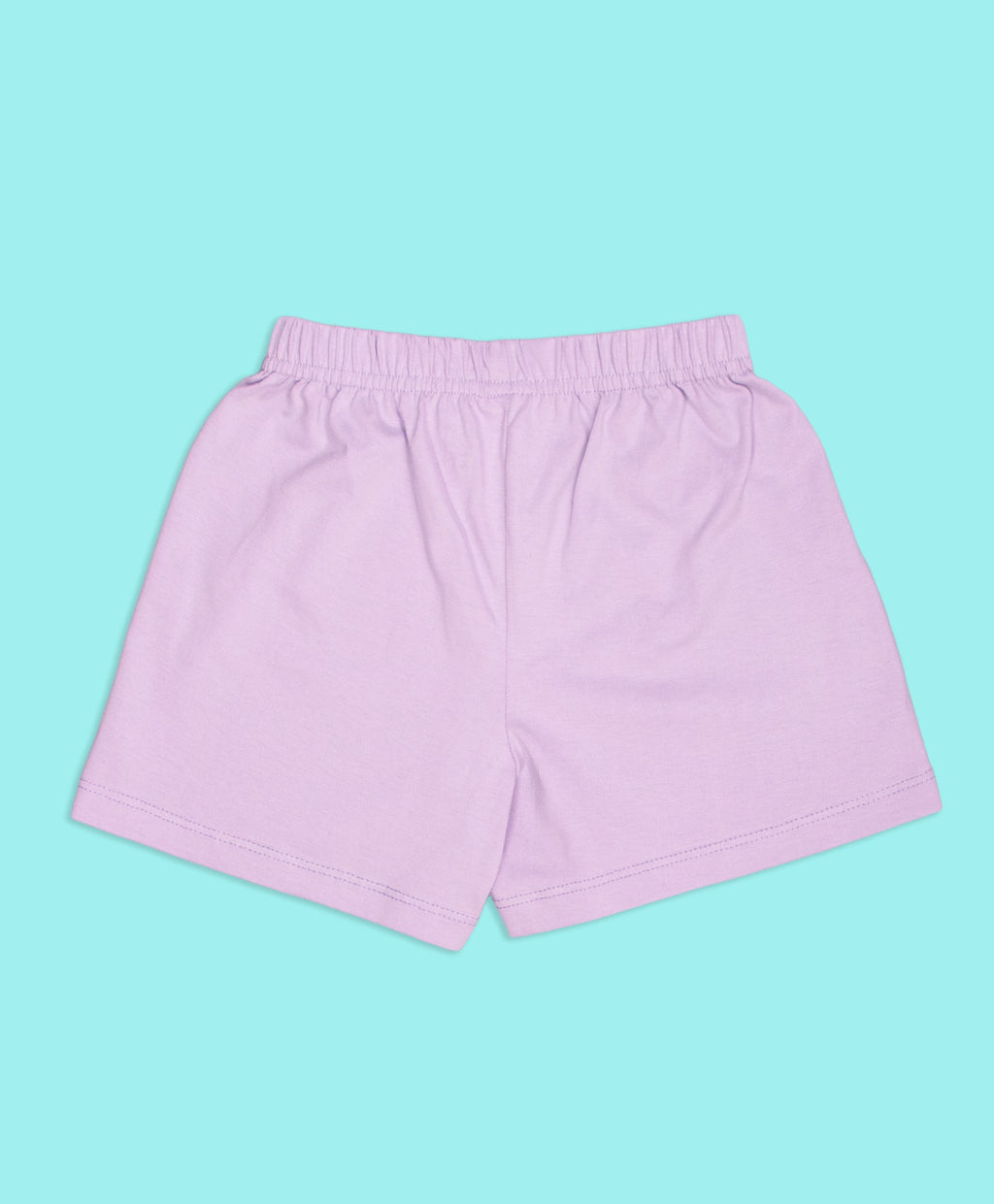 Girls Good Vibes Back Print Oversized T-Shirt And Shorts Set