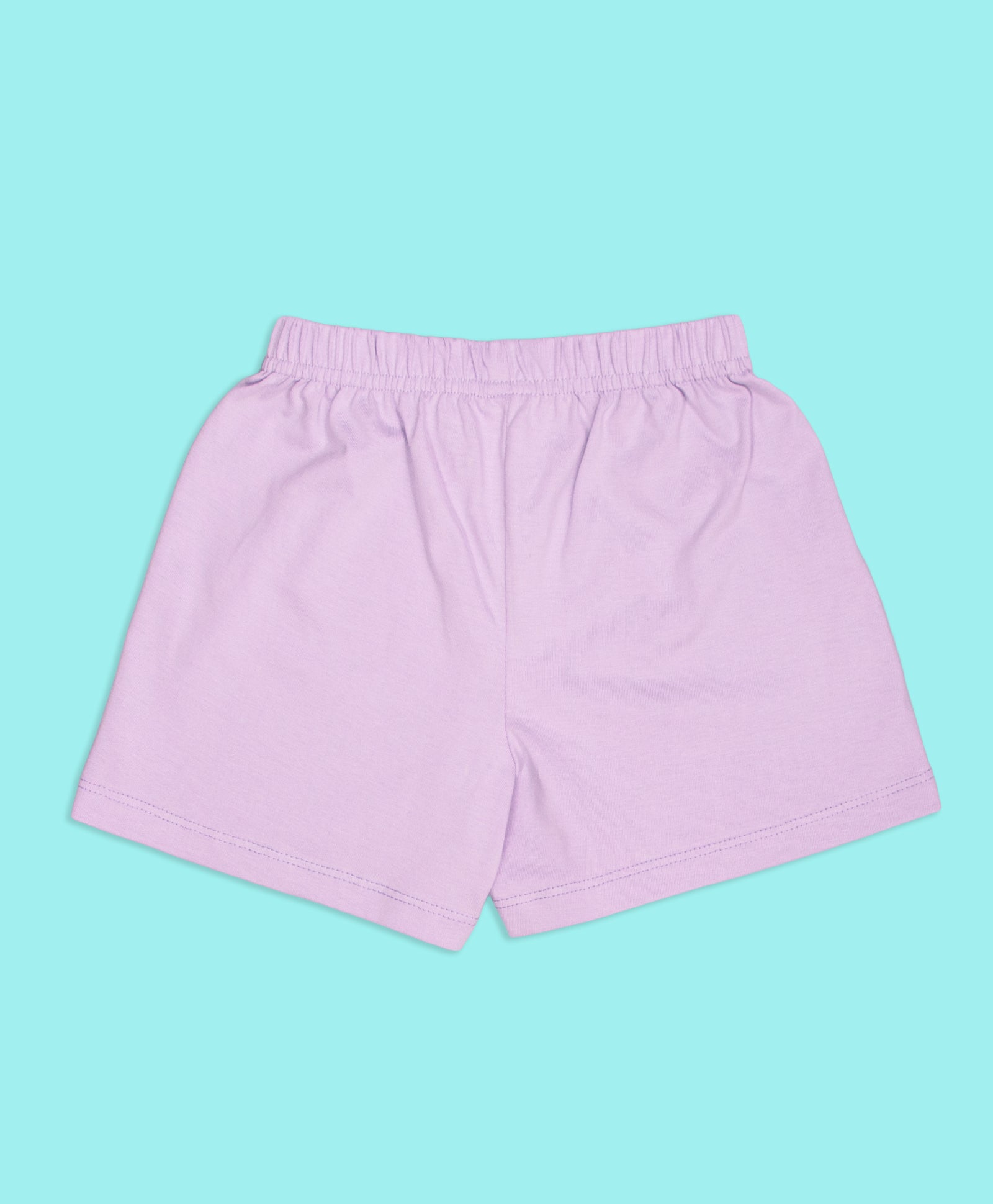 Girls Good Vibes Back Print Oversized T-Shirt And Shorts Set