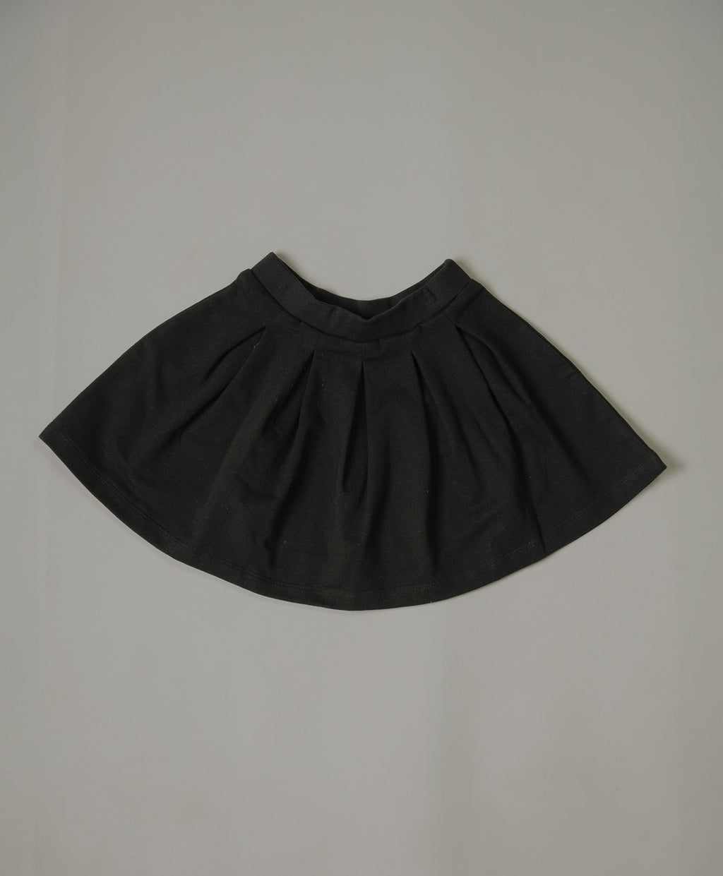 Girls Black Pleated Skirt