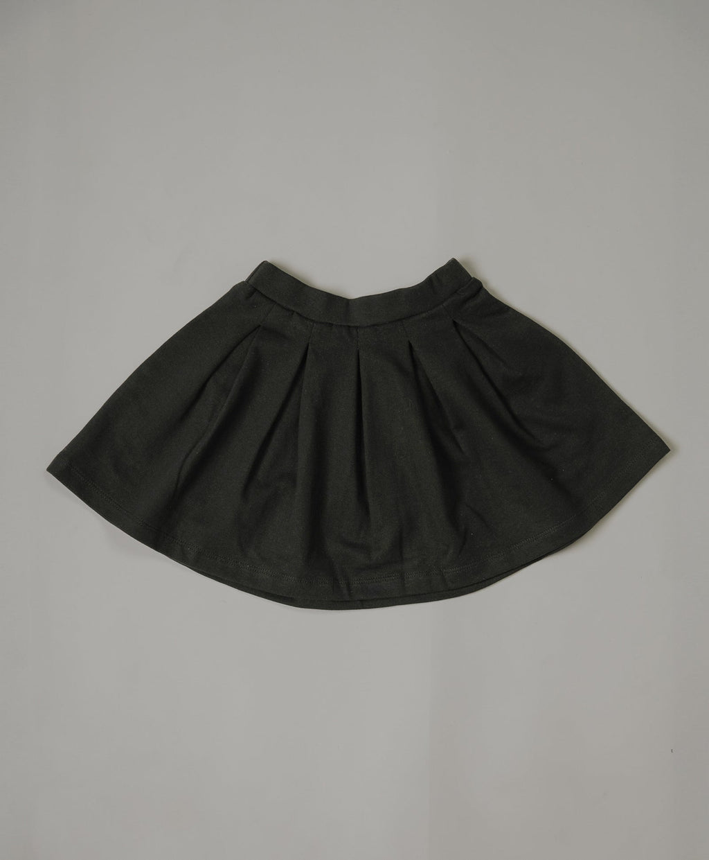 Girls Black Pleated Skirt