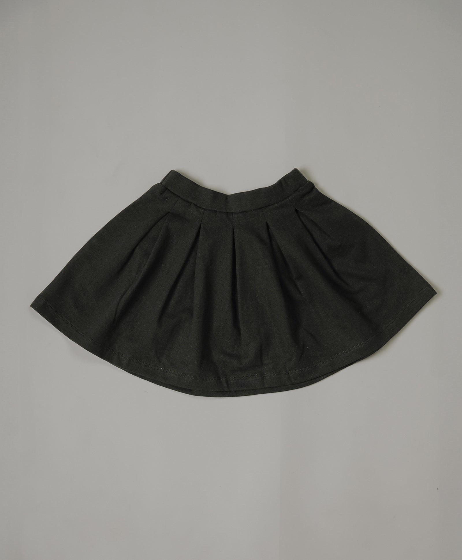 Girls Black Pleated Skirt