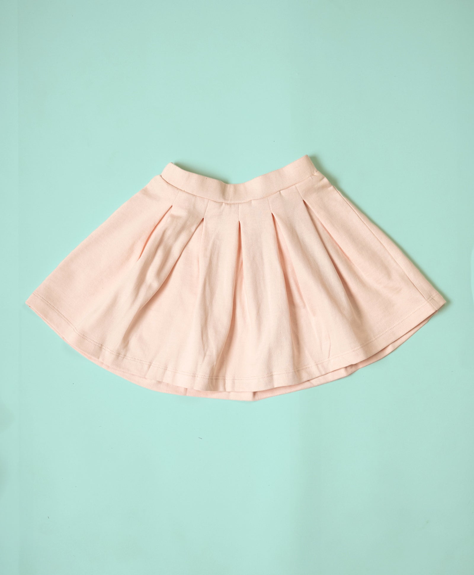 Girls Pink Pleated Skirt