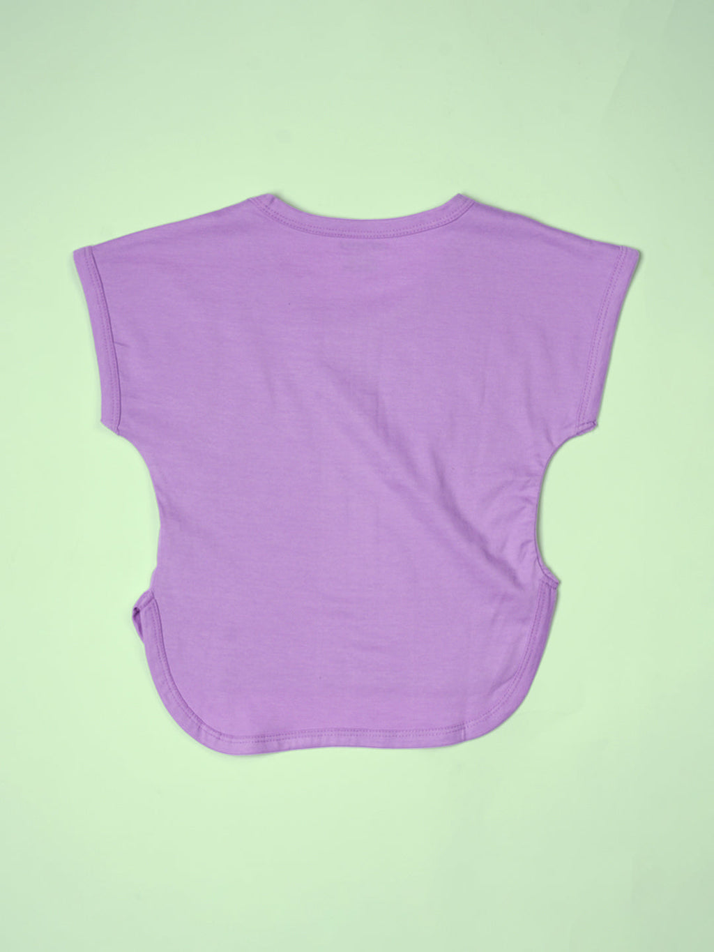 Girls Yam Yam Print Half Sleeves Top