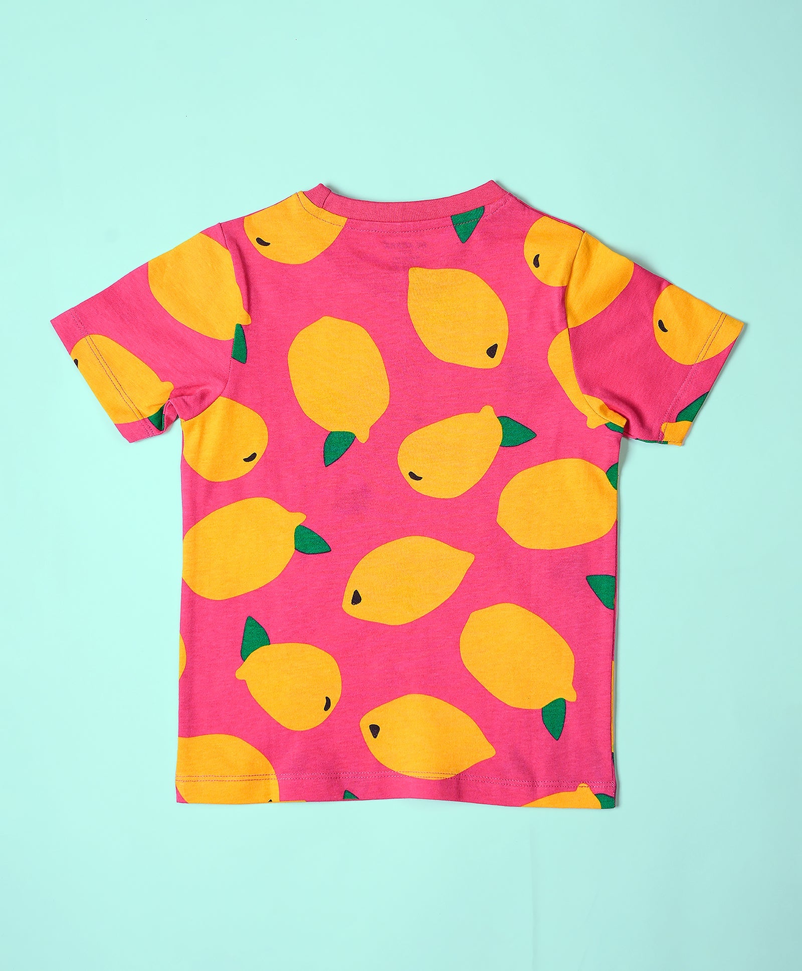 Mango Pattern Half Sleeves T-Shirt & Shorts Set