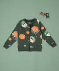 Kids Basketball Print Bomber Jacket