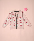 Kids Bichon Dog Print Bomber Jacket